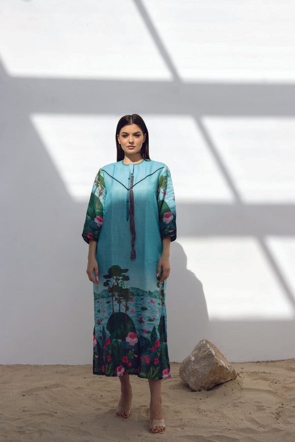 Aqua kurta